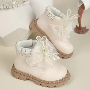 Soft And Comfortable Short Boots Girls, Stylish Children'S Princess Boots