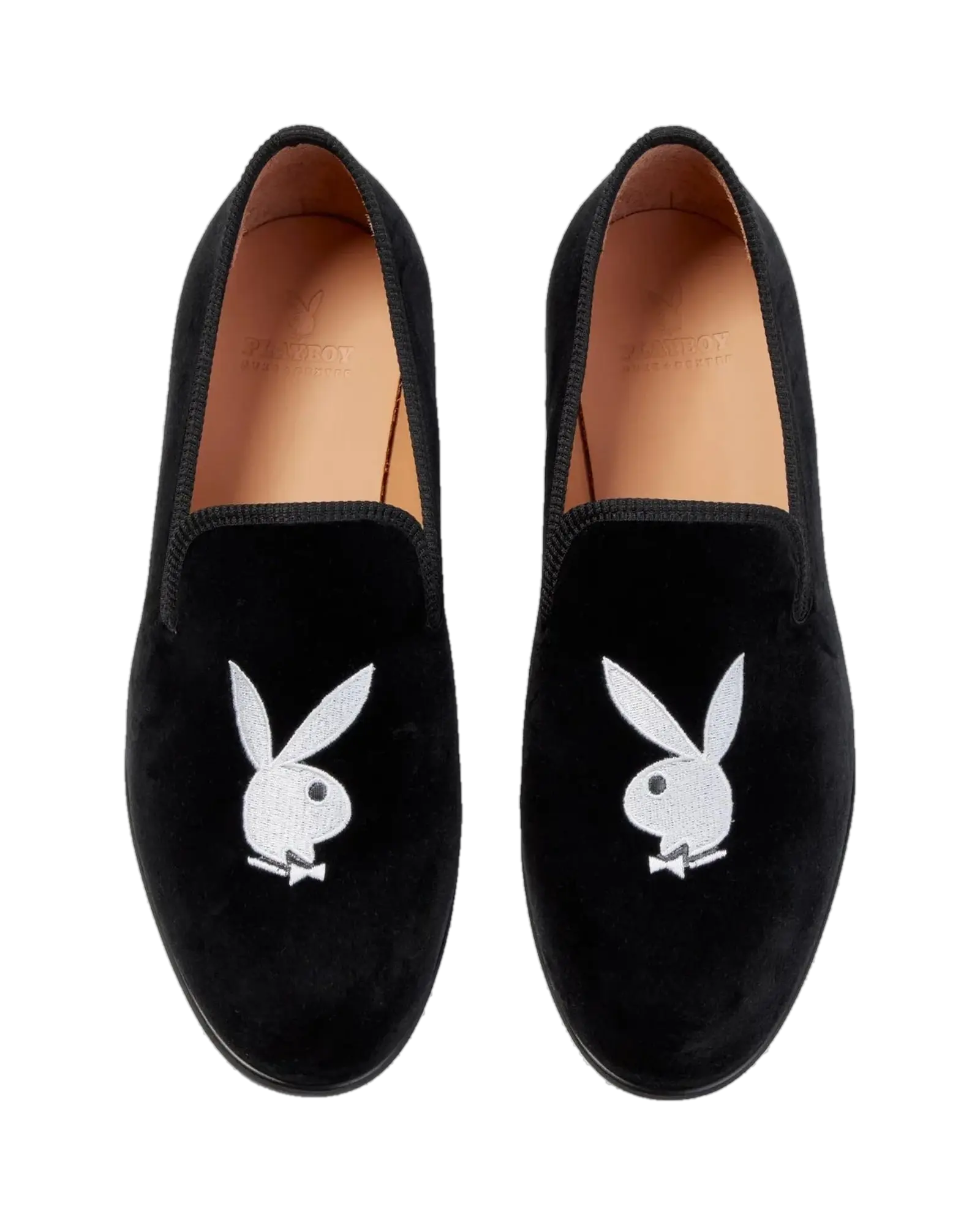Playboy Duke + Dexter Velvet Bunny Loafers