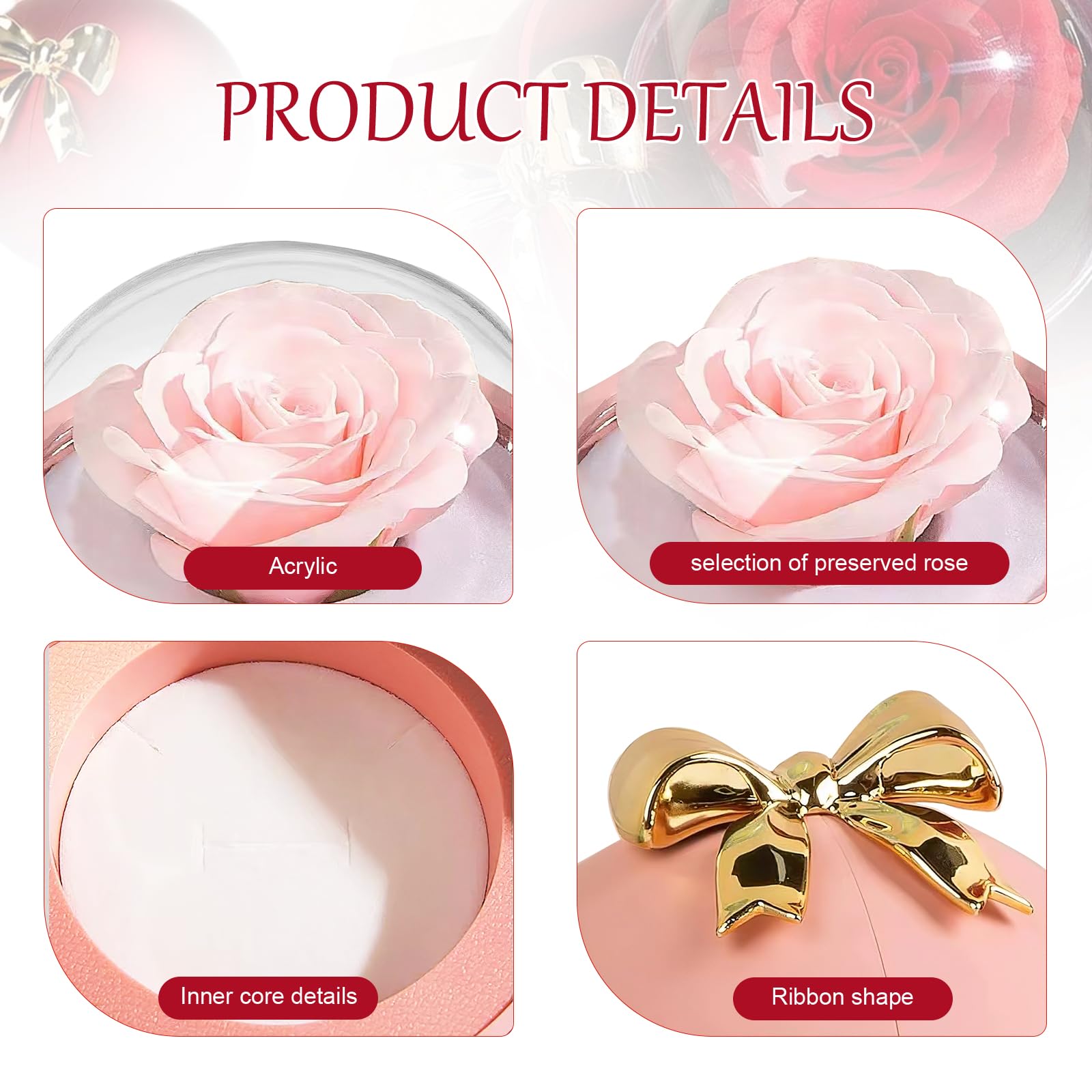 925 Romantic Love Necklace, Sparkling Lab Grown Diamond Pendant, Heart and Square 5A CZ Design, Elegant and Stylish Chain Jewelry for Women, Perfect Gift for Lover, Girls, Memorial Day Valentine's Day Gifts, with Rose Gift Box