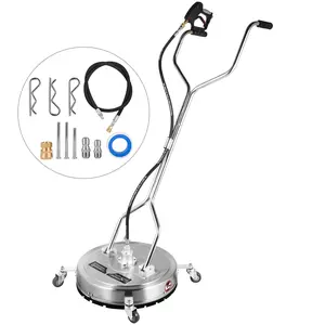 18-Inch (45 cm) Surface Cleaner for Pressure Washers - 4000 PSI, 10.5 GPM, Hot Water Compatible, with Quick-Connect & Swivel Wheels