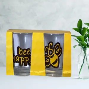 Bee Happy Shot Glass Set – Sweet as Honey!