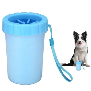 Pet Paw Cleaner with Silicone Bristles Easy to Use Reusable Washer & Cleaner Cup Keeps Fur Paw Clean for Dogs