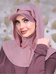 Women's Breathable Plain Color Duckbill Cap, Sporty Headscarf Hat for Outdoor Activities, Sun Protection, Casual Wear, Sports Hat, Fitted Hats, Sunhat