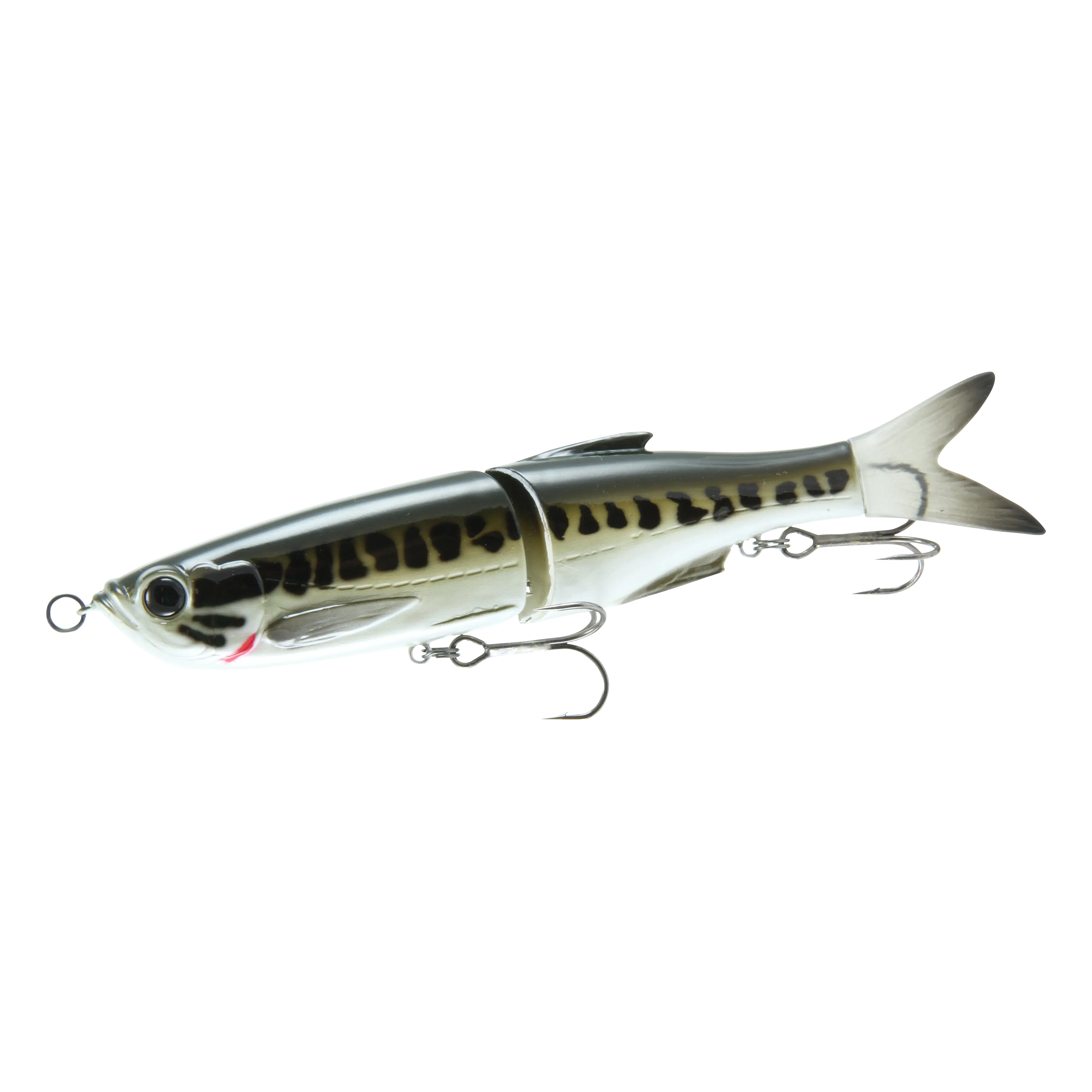 3D Jointed Glide Swimbait Lure, Hard Body Slow Sinking Fishing Bait with S-Pattern Action for Bass and Predators, 3 Sizes, 6 Colors, 5 1/4 Inch, 8 Inch