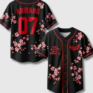 Kpop Group Bangtan Style Jersey, Custom Bangtan Boys Members Baseball Jersey For Army, Bangtan World Tour 2026 Merch Top, Bangtan Comeback 2026 Sports Vest