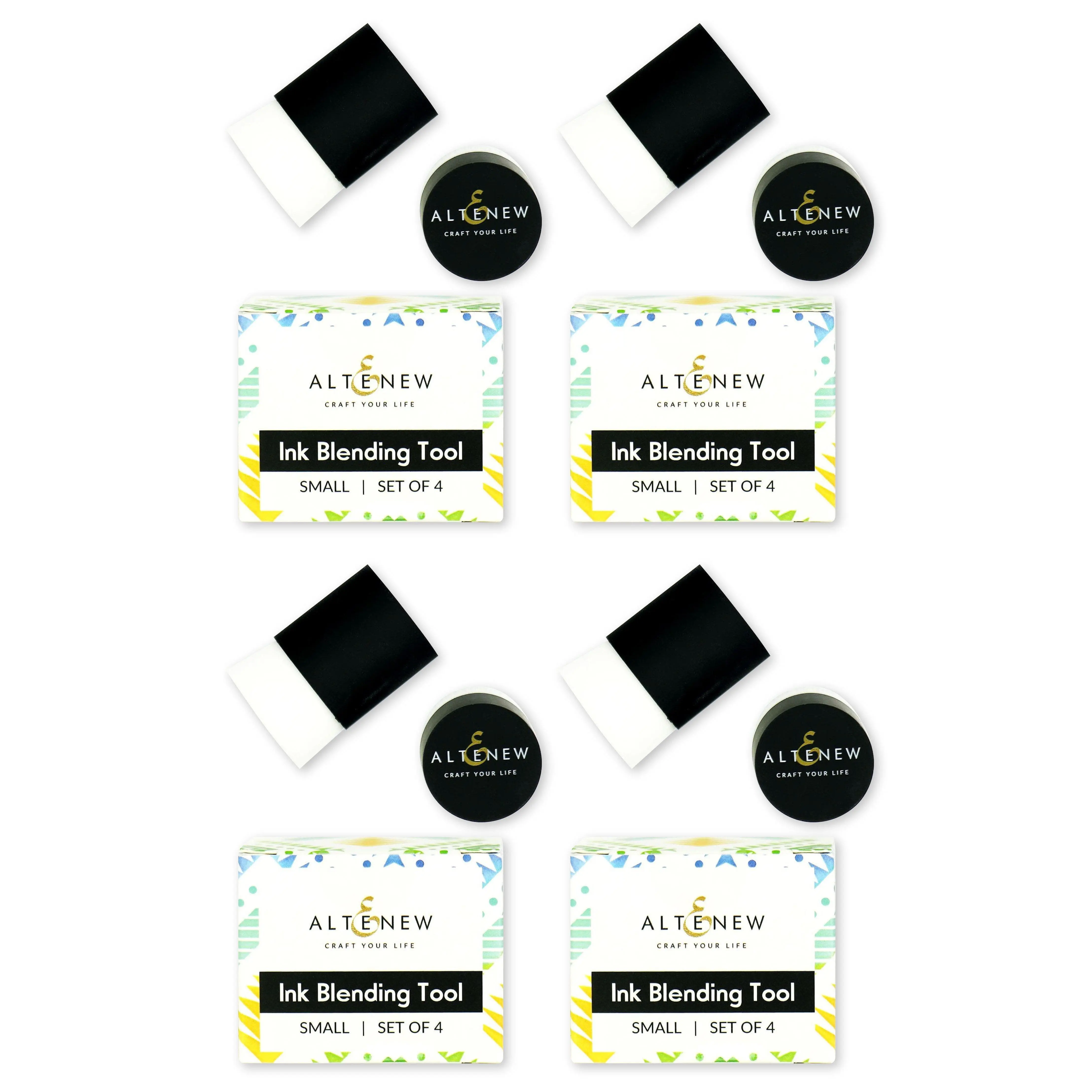 16 Small Ink Blending Tool Bundle (4 Sets of 4 Tools)
