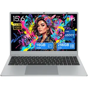 2026 New 15.6" FHD Laptop 16GB RAM 256GB SSD Intel Pentium Gold 6500Y up to 3.4GHz, WiFi 5 Bluetooth 5.0 Thin Lightweight Portable Notebook for Work, Study & Office