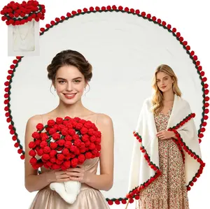 BUY HAPPY 99 Rose Bouquet Throw Blanket Super Soft Cooling Air Conditioner Blanket Portable Outdoor Camping Picnic Blanket Comfortable Office Home Nap Blanket Multi Functional All Season Daily Use Romantic Gift