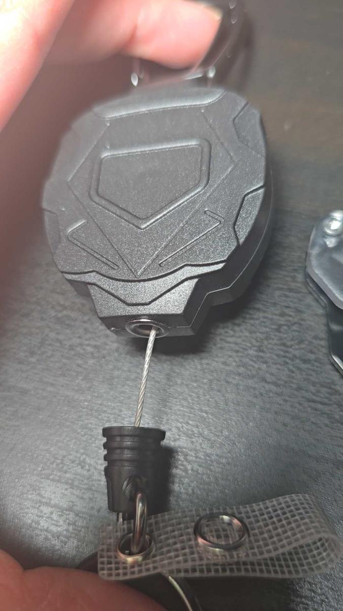 Item: Black, Badge Reel & Card Holder