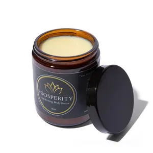 Prosperity Butter 9oz Luxury Body Butter | A nervous-system reset. Melts into skin, calms stress, and shifts how you feel instantly. Infused with mood-lifting essential oils that soften your body, quiet your mind, and awaken confident, magnetic presence.