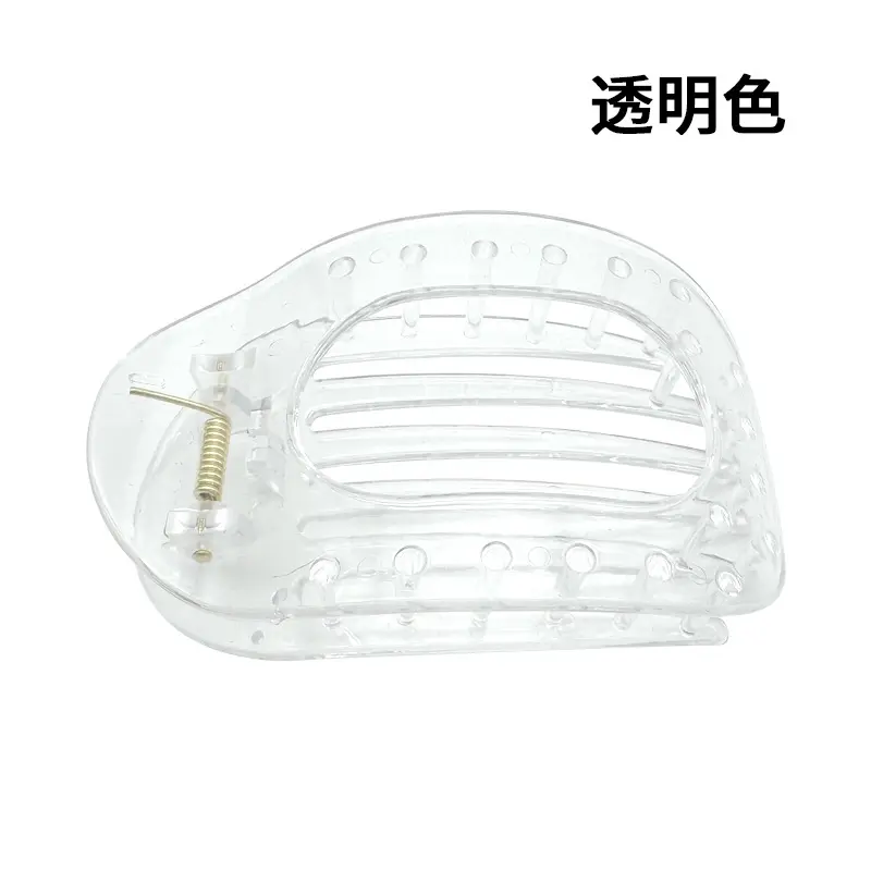 Elliptical Hair Clip   Transparent Color