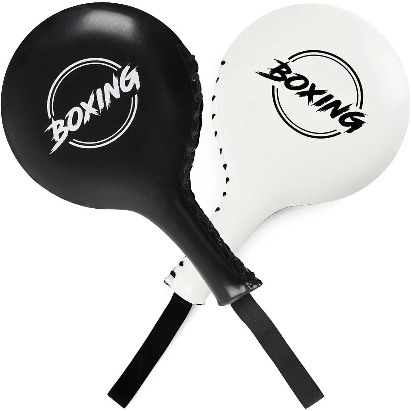 Ergonomic Striking Pads, PU Leather Boxing Target Paddles for Adults & Teens, Fight Gear Training Equipment for MMA, Muay Thai, Karate