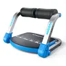 Merach Sit-Up Exercise Equipment, 3-Level Adjustable Ab Crunch Machine Roll-up Machine, Core Trainer for Body Shaping & Muscle Building, Compact Abdominal Workout System for Home Gym BackToSchool
