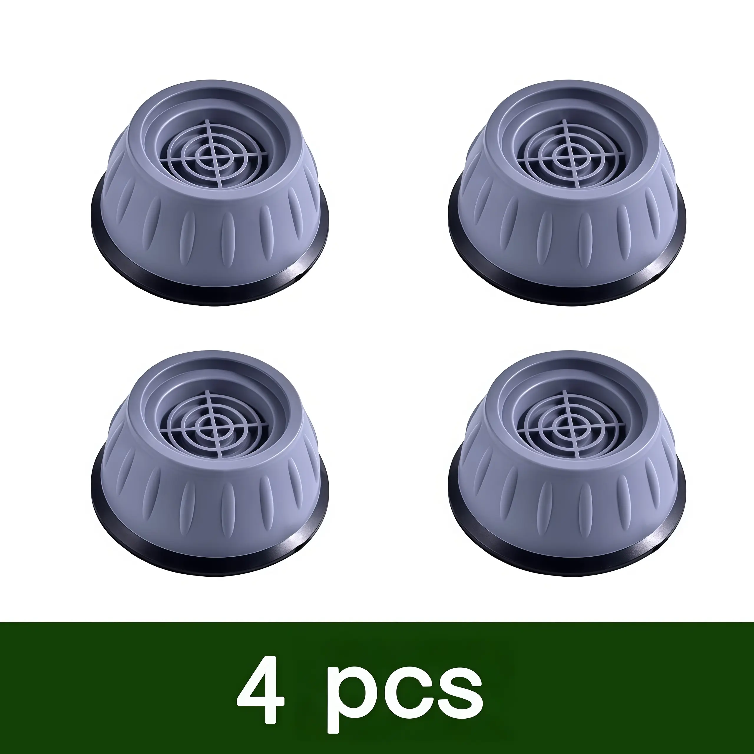 4pcs Universal Shock-Absorbing Anti-Slip Pads - Height-Increasing Anti-Displacement Base for Washing Machines, Furniture & Home Appliances