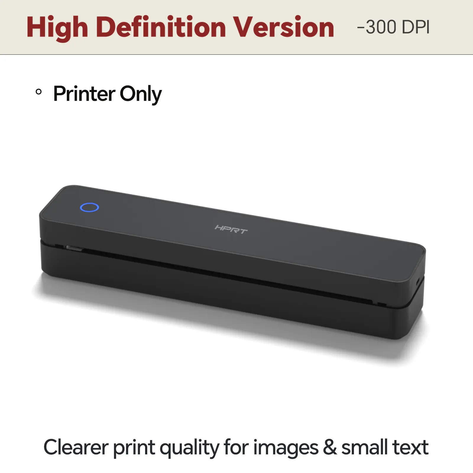 Black Printer(300DPI)+10 Sheets Paper