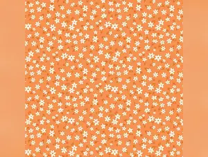 Aunt Grace Garden Variety | Orange Star Flower by Judie Rothermel for Marcus Fabrics | R351028D-ORANGE