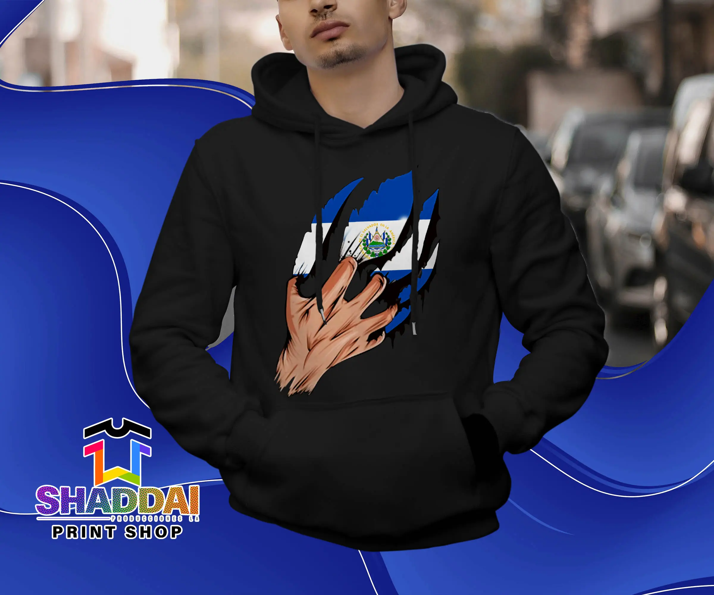 El Salvador Monster - Hoodies