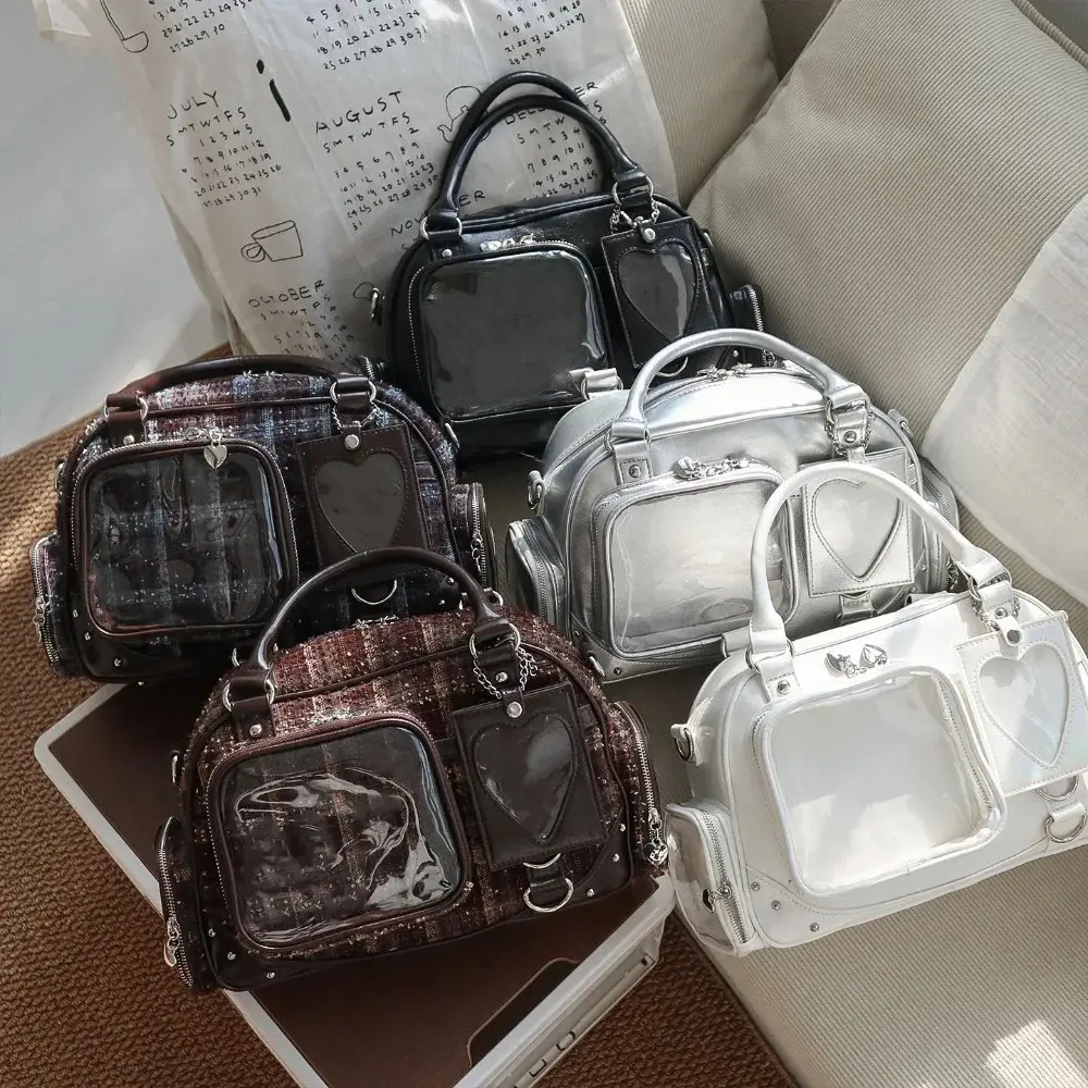 Transparent Ita Sac Femme Original Hand Bags for Woman Shoulder Crossbady Bolsos Mujer Commuter Bag Portable Bolsas Bolsa