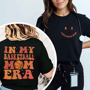 Basketball Mom Era Shirt: Sport Season Tee, Gift for Basketball Moms, Basketball Game Day Team Spirit Matching Shirts, Basketball Fan Game Day Tees