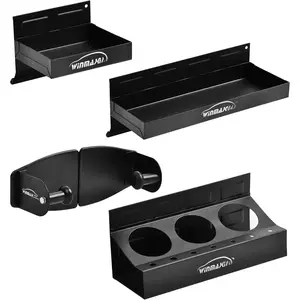 4 count  Toolbox Tray Set Tool Box Cabinet Side Shelf Storage Van Workshop