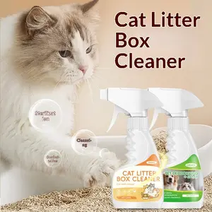 Cat Litter Box Cleaner and Disinfectant, Pet Odor Eliminator for Fresh Air, Versatile Pet Supplies and Toy Cleaning Solution