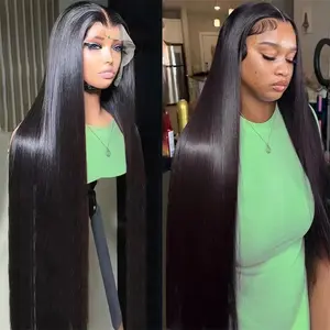 Bone Straight Hd Lace Frontal Wig 13X6 13X4 Black Lace Front Wig Human Hair 100% Natural Brazilian Transparent Wigs For Women