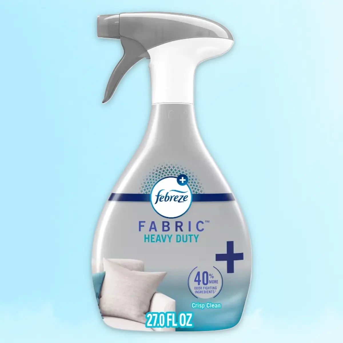 Febreze Heavy-Duty Fabric Refresher 27fl oz - Crisp Clean Scent Fabric Refresher, 27fl oz, Odor-Fighting, for Furniture Upholstery