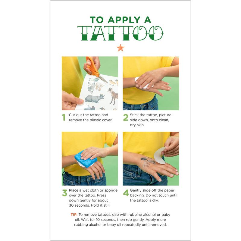 Busy Barnyard of Tattoo Farm Animals