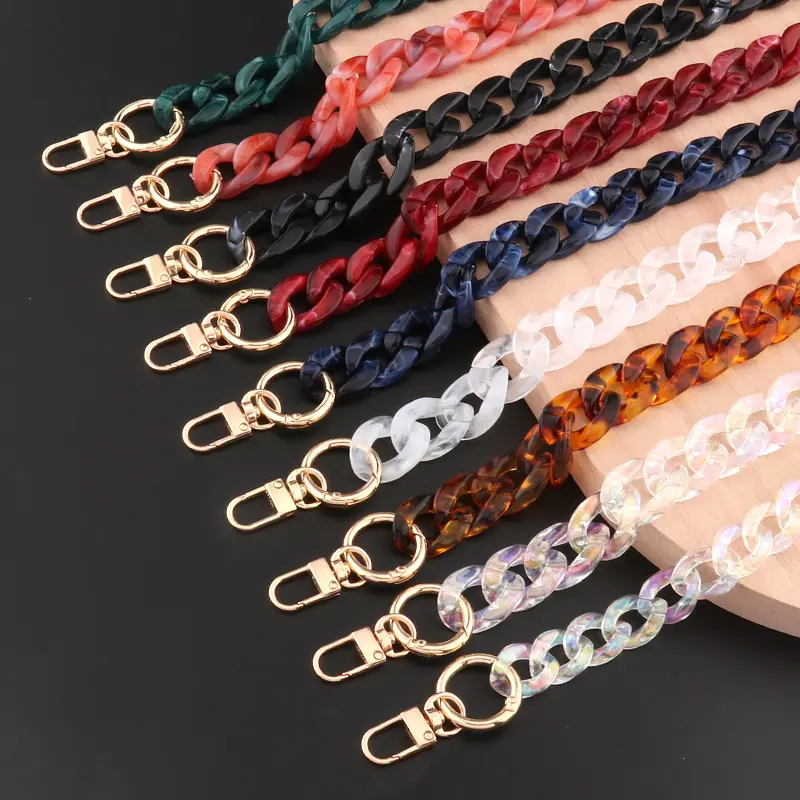 Colorful Chain DIY Keychains for Accessories and Key Storage