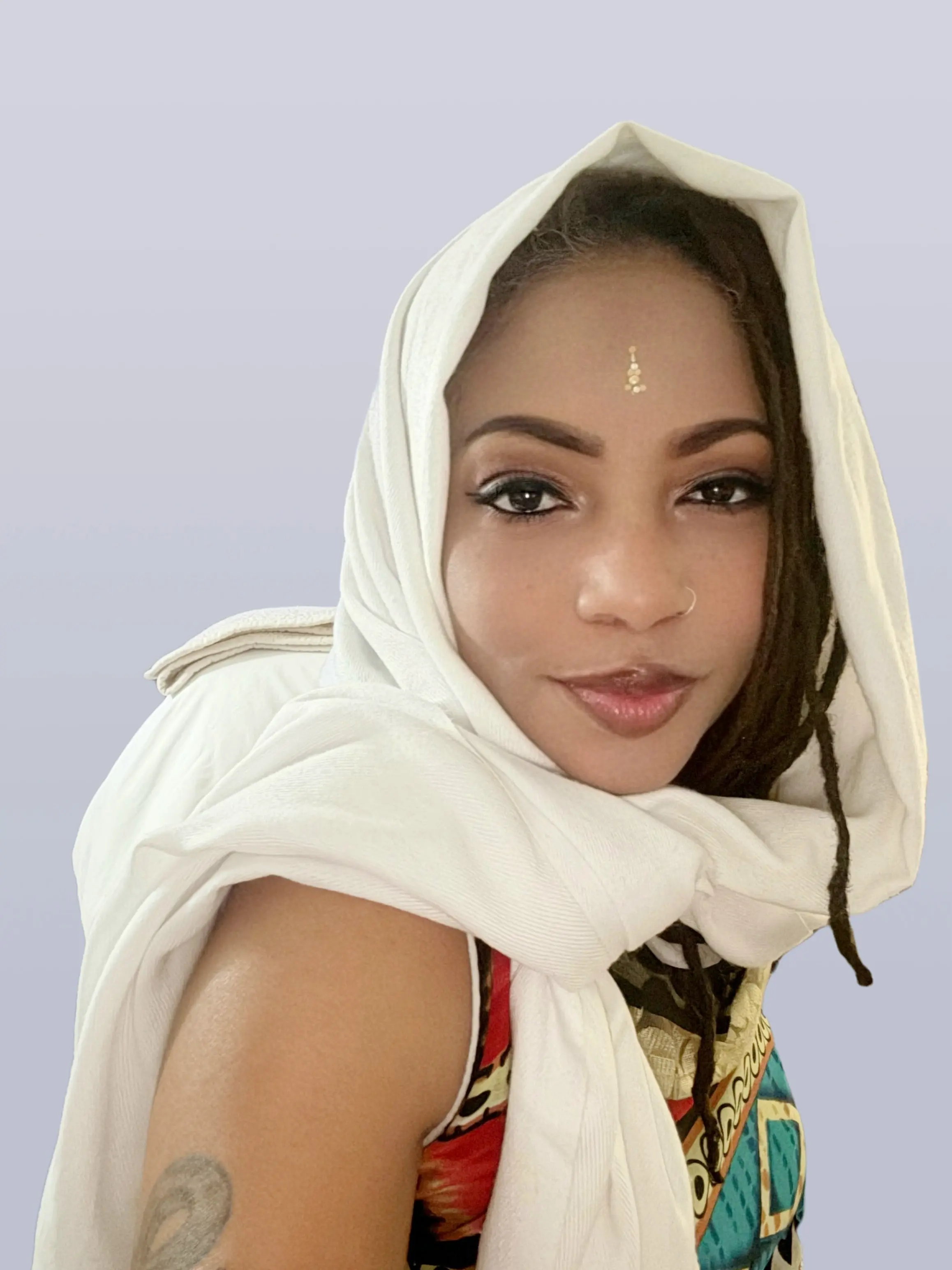 Unisex Israelite Shawl/Wrap w/Fringez & Blue Border