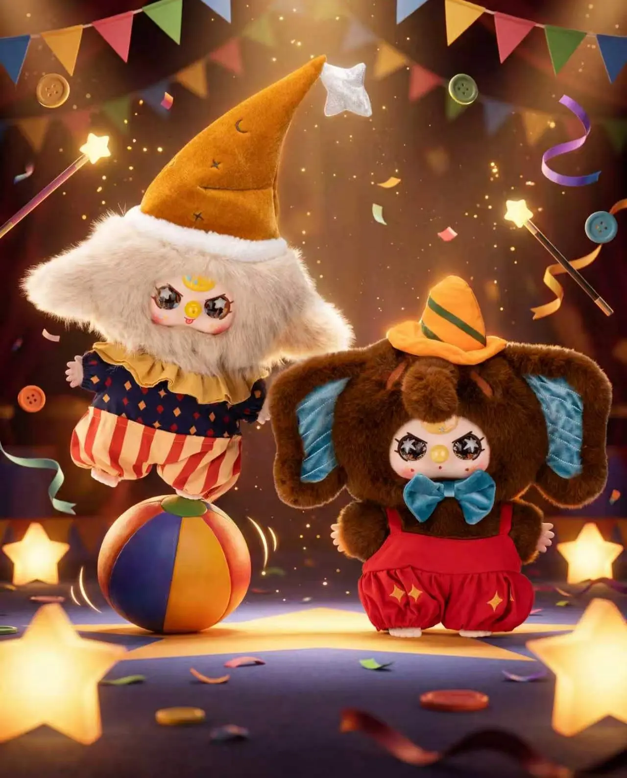 Baby Three "The Show Begins" 400% Plush Series Blind Box