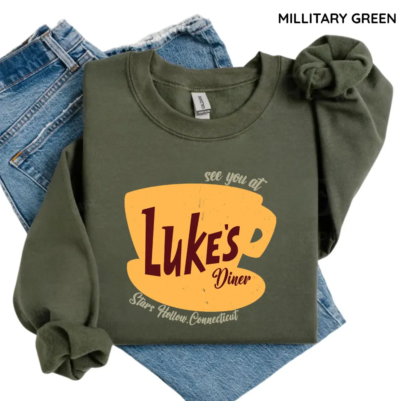 Luke's Diner Sweatshirt, Stars Hollow Luke's Diner Sweatshirt, Autumn Festival Sweatshirt, Stars Hollow Hoodie, Stars Hollow Sweatshirt, Womenswear