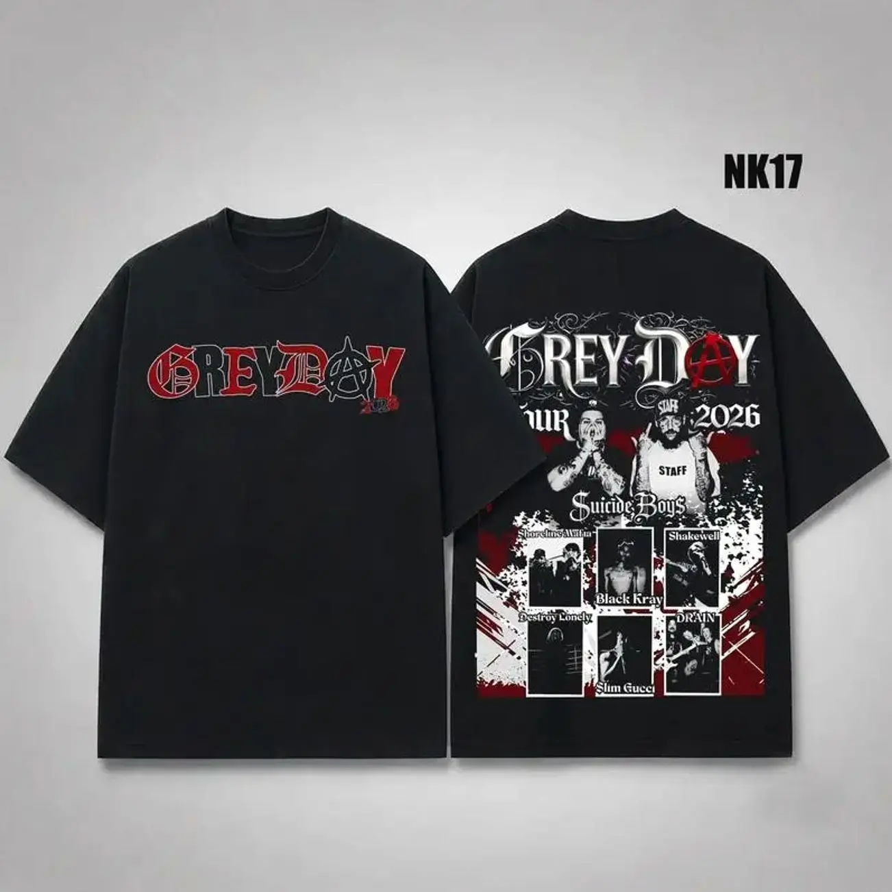 Retro Grey Day 2026 Tour Shirt V3, Vintage G59 Graphic T-Shirt, G59 Design Streetwear Tee, Underground Rap Hip Hop Graphic Shirt, Concert Tour Merch Aesthetic, Heavyweight Cotton Unisex Tee, Gift For Music Fans 9UZ