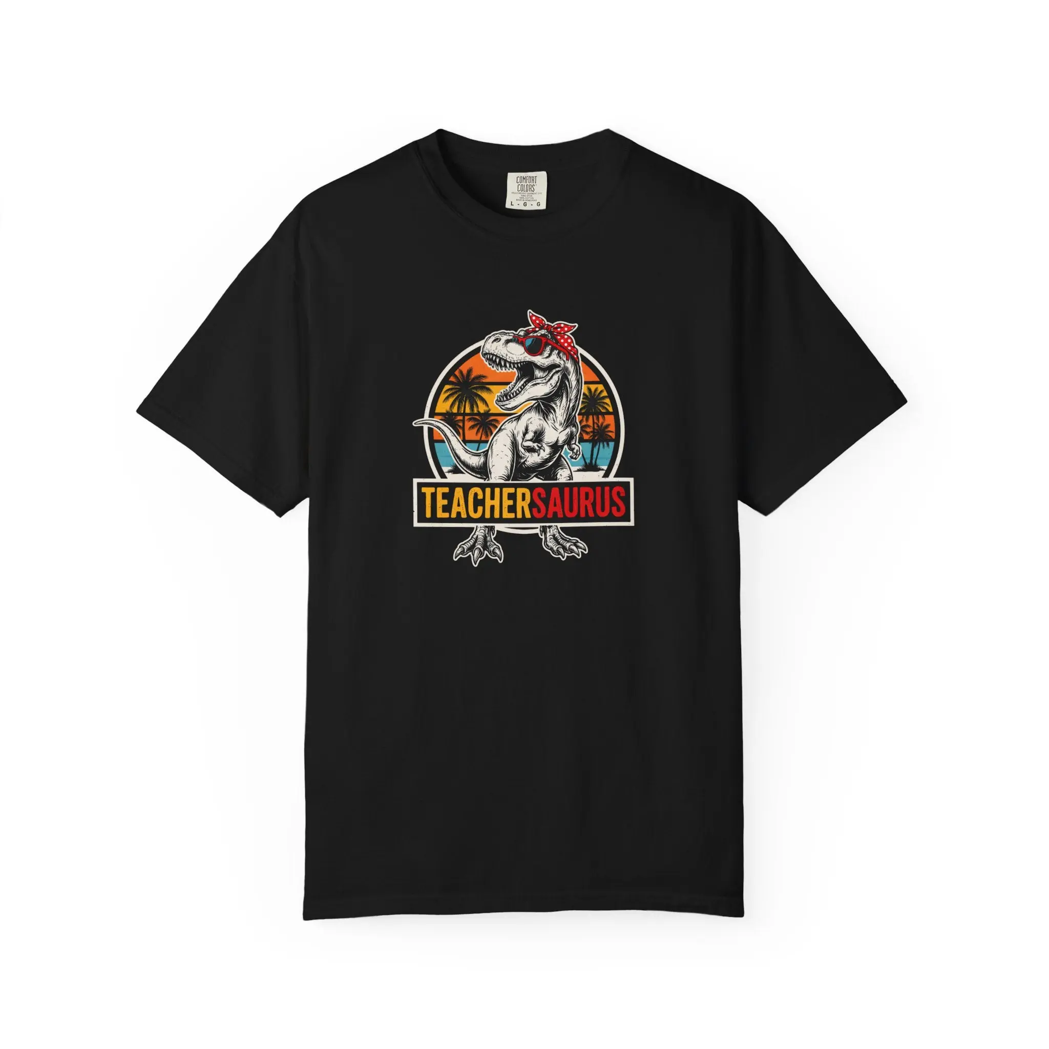 Teachersaurus T-shirt, Comfort Colors 1717