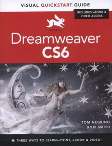 USED-Dreamweaver Cs6: Visual Quickstart Guide (Visual Quickstart Guides) by Tom Negrino (Paperback)