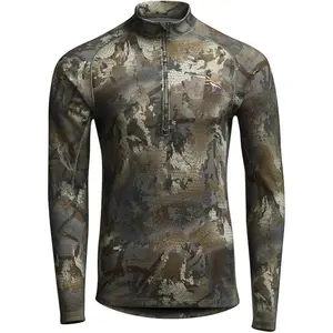 Heavyweight Half Zip Realtree Camo Long Sleeve Zip Shirt | Outdoor Performance Wear