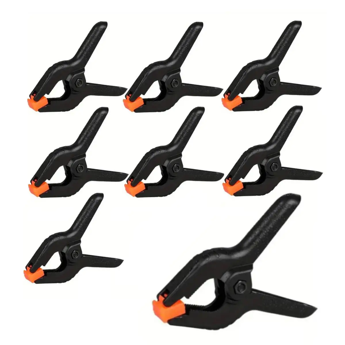 Plastic Spring Clamps, 3.5inch Small Heavy Duty Clip for Crafts, Backdrop Stand, Woodworking, Photography Studios, Clamping and Securing Hardware