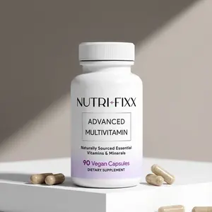 Advanced Multivitamin: Daily Energy, Immunity & Anti-Aging Support – Clean & Plant-Based - 90 Vegan Capsules