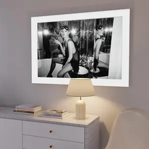 Kate Moss Photography S1,vintage, couple，Minimalist Neutral Poster Print, Aesthetic Wall Decor for Bedroom.