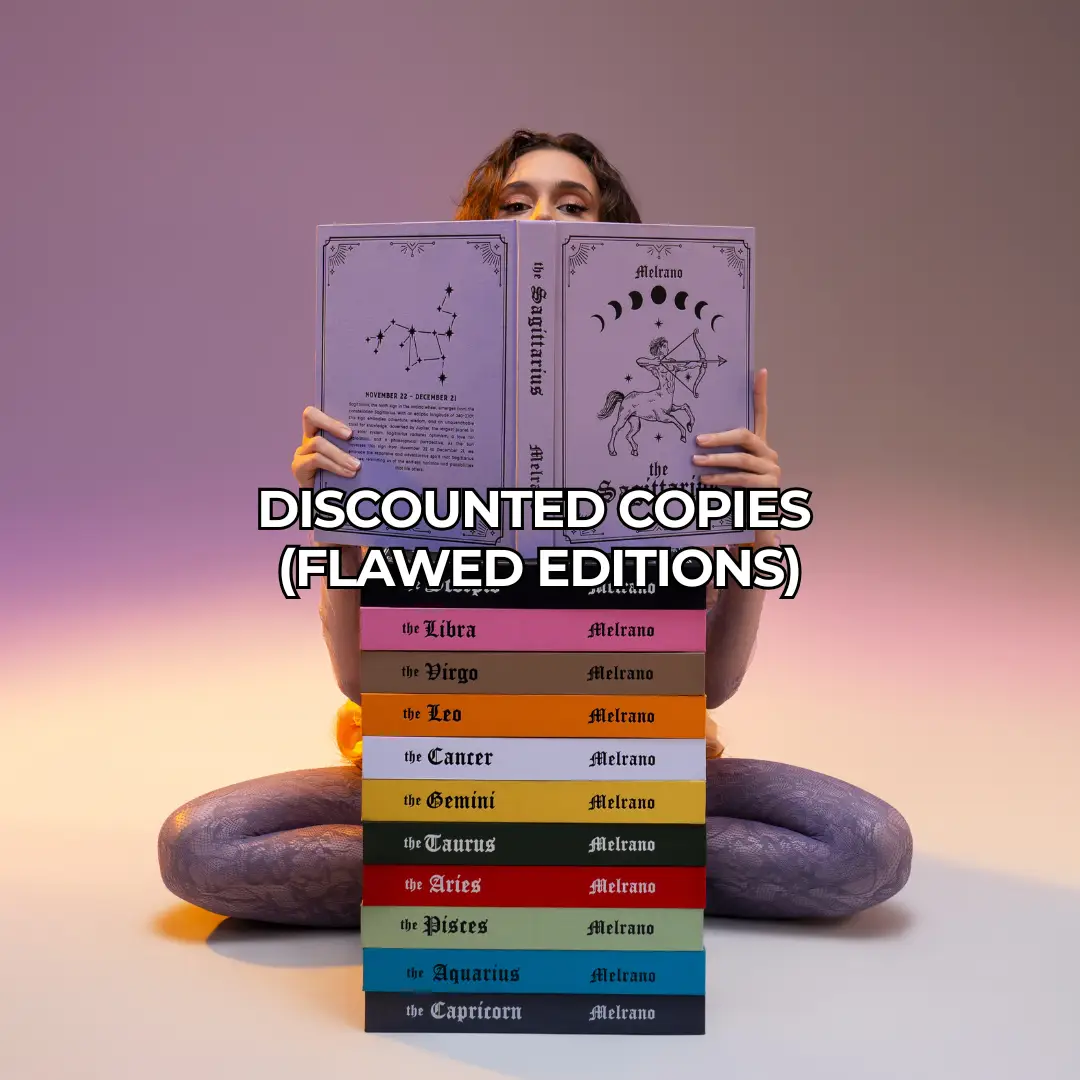 Zodiac Coffee Table Book - DISCOUNTED COPIES | FLAWED Editions | Astrology Gift | Choose Your Sign (12 Unique Editions) Hardcover Durable