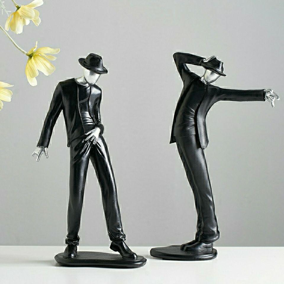 MJ Creative Action Figure Model Desktop Decorations Light Luxury Ornaments for Home & Office