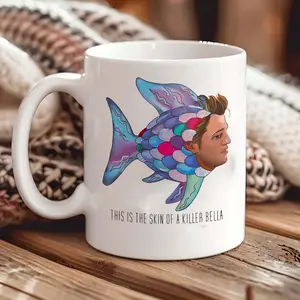 This is the Ass of a Killer Bella Mug, Funny Twilight Meme Coffee Cup, Edward Cullen Gift | Quirky Fan Mug | Unique Humor Gift for Fans