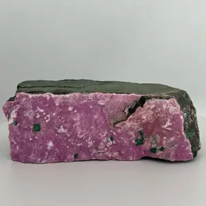 Cobalt Calcite 663g (1 lb 7.39 oz) on Matrix - Natural Mineral with Pink and Purple Coloration
