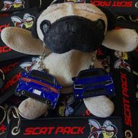 Indigo 2-Sided Charger Keychain And Jet Tag