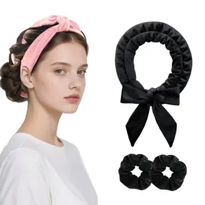 Women's No Heat Curling Iron Set, Soft DIY Styling Tool for Natural Waves, Suitable for All Hair Types, Easy-To-Use Design, Heatless Curling Iron