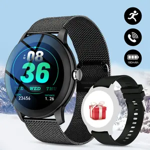 2026 smart watch, featuring full touch screen, supporting wireless calls and message notifications, integrated with functions such as fitness tracking, alarms, compatible with iPhone and Android, Sports tracking smartwatch