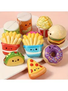 25pcs Mini Food Squishy Toys Set—Perfect For Children’S Parties, Birthday Parties, Easter Egg Fillers, Classroom Rewards, Carnival Prizes, And Gifts For Valentine’S Day, Christmas, Halloween, Easter Random Style.
