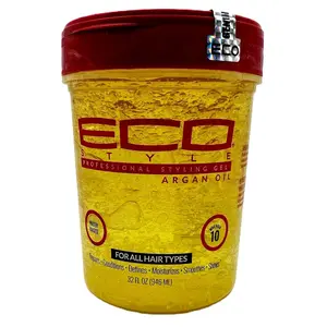 Eco Argan Oil Orange Scent Haircare Styling Gel - 32oz, Daily Nourishing Formula for Hair Moisture