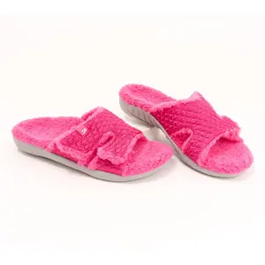 Revitalign Orthotic Memory Foam Slide Slippers - Janie Satin