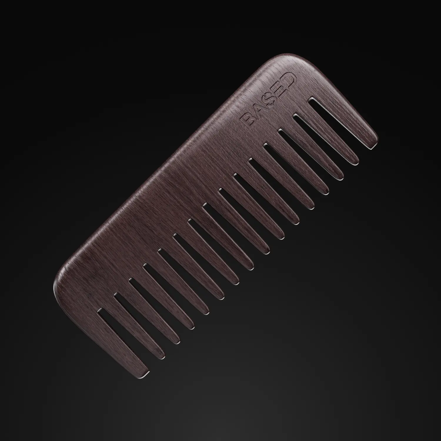 BASED Wooden Comb | Anti-Static & No Snag | Simple. Effective. BASED. BASED Wooden Comb | Anti-Static & No Snag | Simple. Effective. BASED.